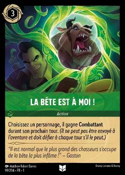 La Bête est à moi !